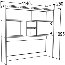 Полка настольная Ольга 13