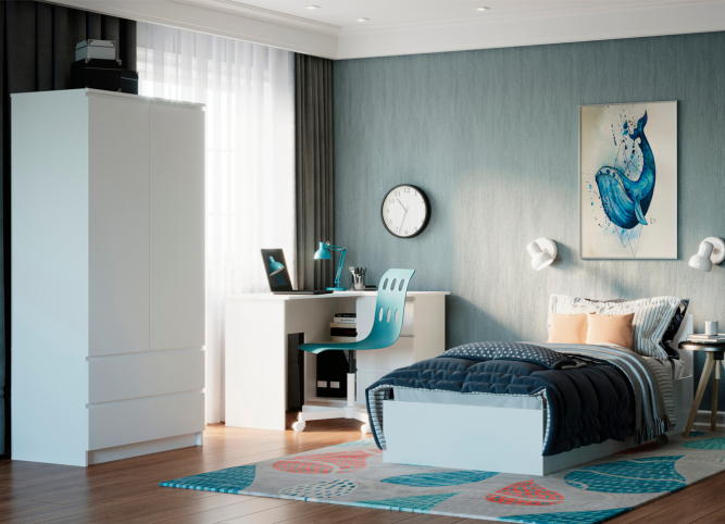 Кровать КРМ 900.1/1200.1/1600.1 Мори