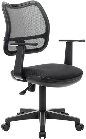 Кресло BRABIX "Drive MG-350", с подлокотниками, сетка, черное, 532082