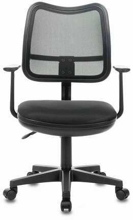 Кресло BRABIX "Drive MG-350", с подлокотниками, сетка, черное, 532082