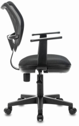 Кресло BRABIX "Drive MG-350", с подлокотниками, сетка, черное, 532082