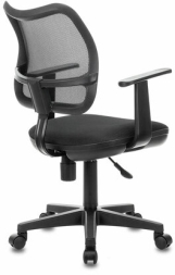 Кресло BRABIX "Drive MG-350", с подлокотниками, сетка, черное, 532082