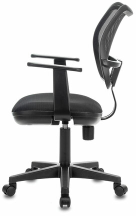 Кресло BRABIX "Drive MG-350", с подлокотниками, сетка, черное, 532082