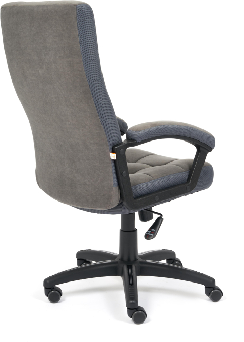 Кресло TRENDY флок/ткань, серый, 29/TW-12