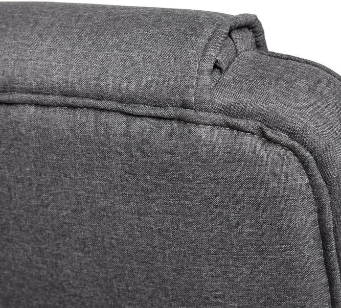 Кресло BERGAMO (хром) ткань, темно-серый, F68