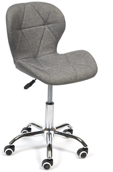 Офисное кресло Recaro (mod.007) металл, ткань, 45x74+10см, серый