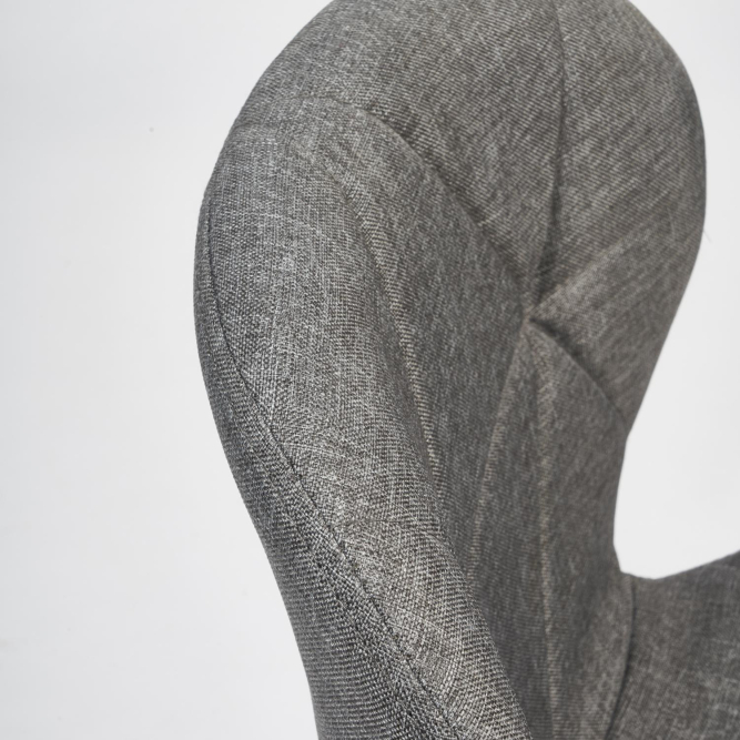 Офисное кресло Recaro (mod.007) металл, ткань, 45x74+10см, серый