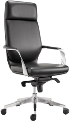 Кресло офисное BRABIX PREMIUM "Resonance EX-755", мультиблок, алюминий, экокожа, черное, 532487