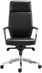 Кресло офисное BRABIX PREMIUM "Resonance EX-755", мультиблок, алюминий, экокожа, черное, 532487