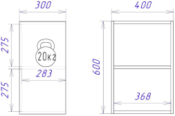 Шкаф ШГ-40к Женева