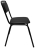Стул для посетителей РС42, черный каркас, кожзам черный