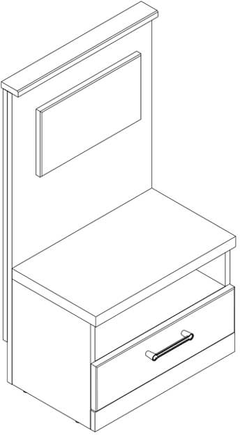 Тумба прикроватная 1S JAGGER
