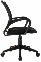 Кресло BRABIX &quot;Fly MG-396&quot;, с подлокотниками, сетка, черное, 532083