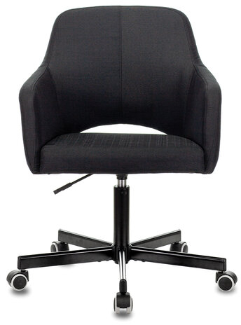 Кресло CH-380M, пятилучие металлическое, ткань, черное, 1396817
