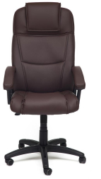 Кресло BERGAMO кож/зам, коричневый, 36-36