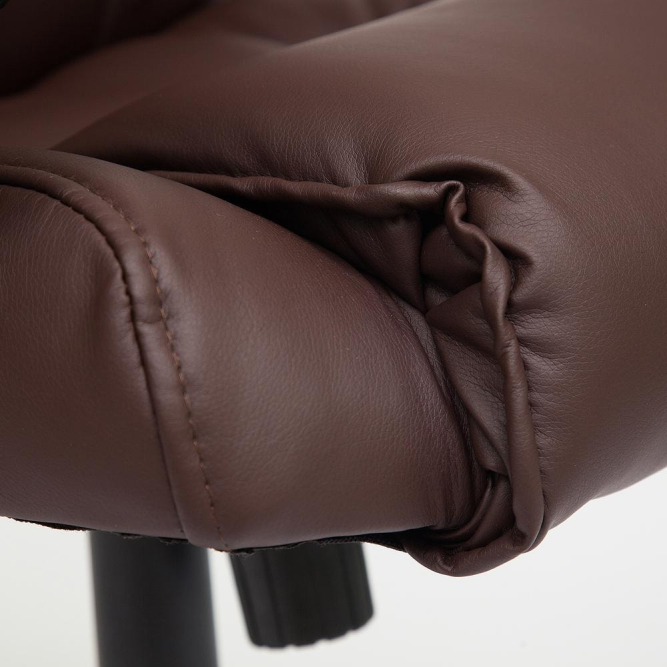 Кресло BERGAMO кож/зам, коричневый, 36-36