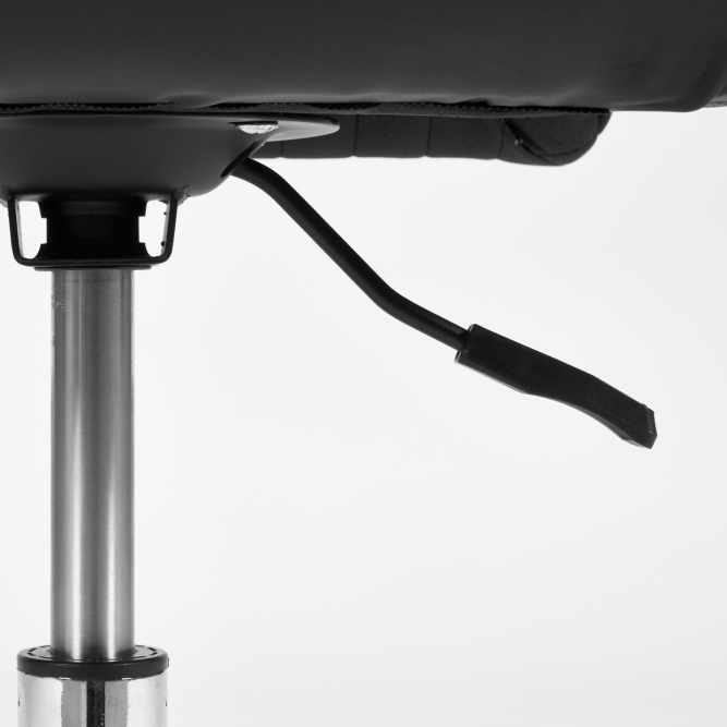 Кресло ZERO BE кож/зам перфор. стег., черный, 36-6/06