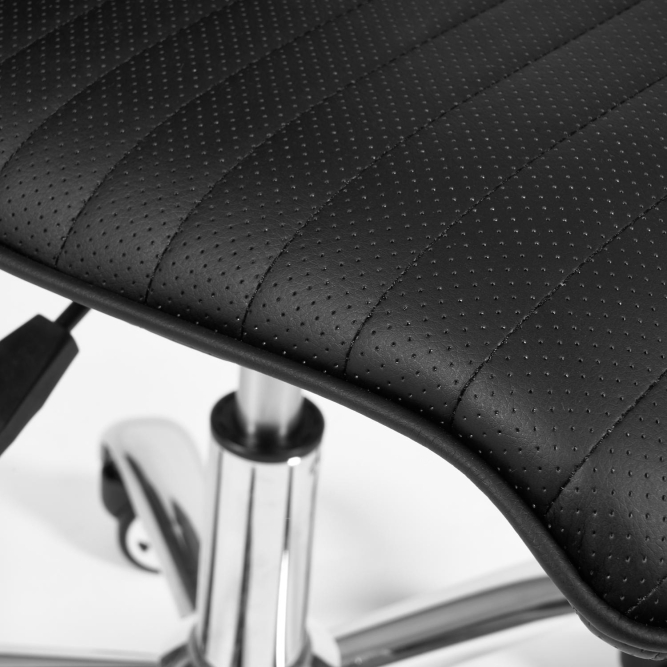 Кресло ZERO BE кож/зам перфор. стег., черный, 36-6/06