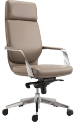 Кресло офисное BRABIX PREMIUM "Resonance EX-755", мультиблок, алюминий, экокожа, бежевое, 532488