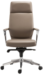 Кресло офисное BRABIX PREMIUM "Resonance EX-755", мультиблок, алюминий, экокожа, бежевое, 532488