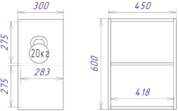 Шкаф ШГ-45к Женева